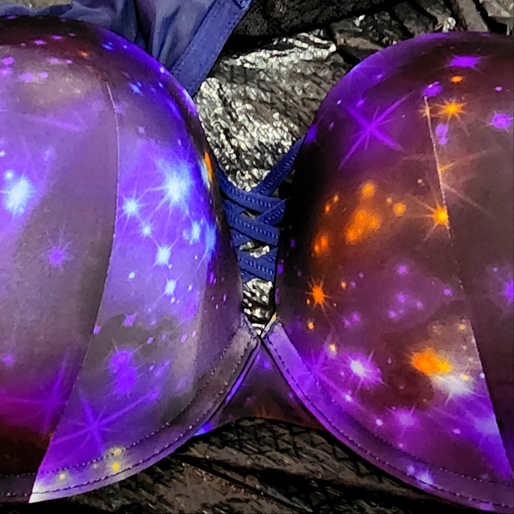 Torrid Curve Bra 42D Galaxy Print